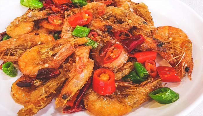 Resep Udang Goreng ala Szechuan yang Pedas Nendang